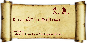 Kisszély Melinda névjegykártya